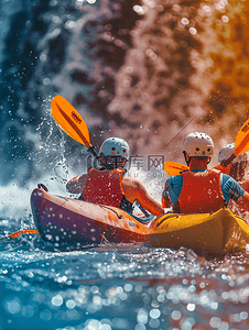 皮划艇比赛水花飞溅参赛选手激烈拼搏的简单介绍 皮划艇比赛水花飞溅参赛选手激烈拼搏的简单介绍