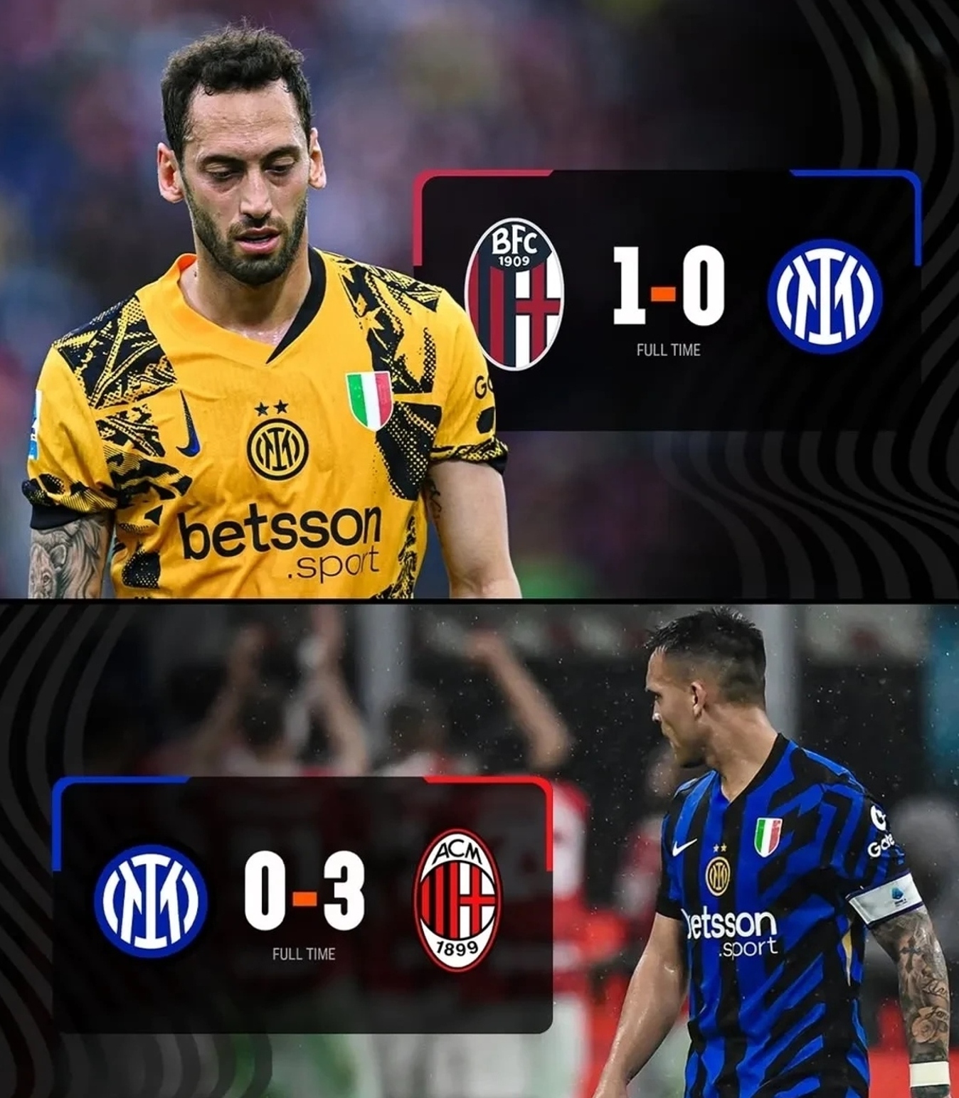 国际米兰连胜达到四场，势不可挡